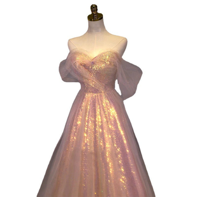 Mermaid Off-Shoulder Evening Dress