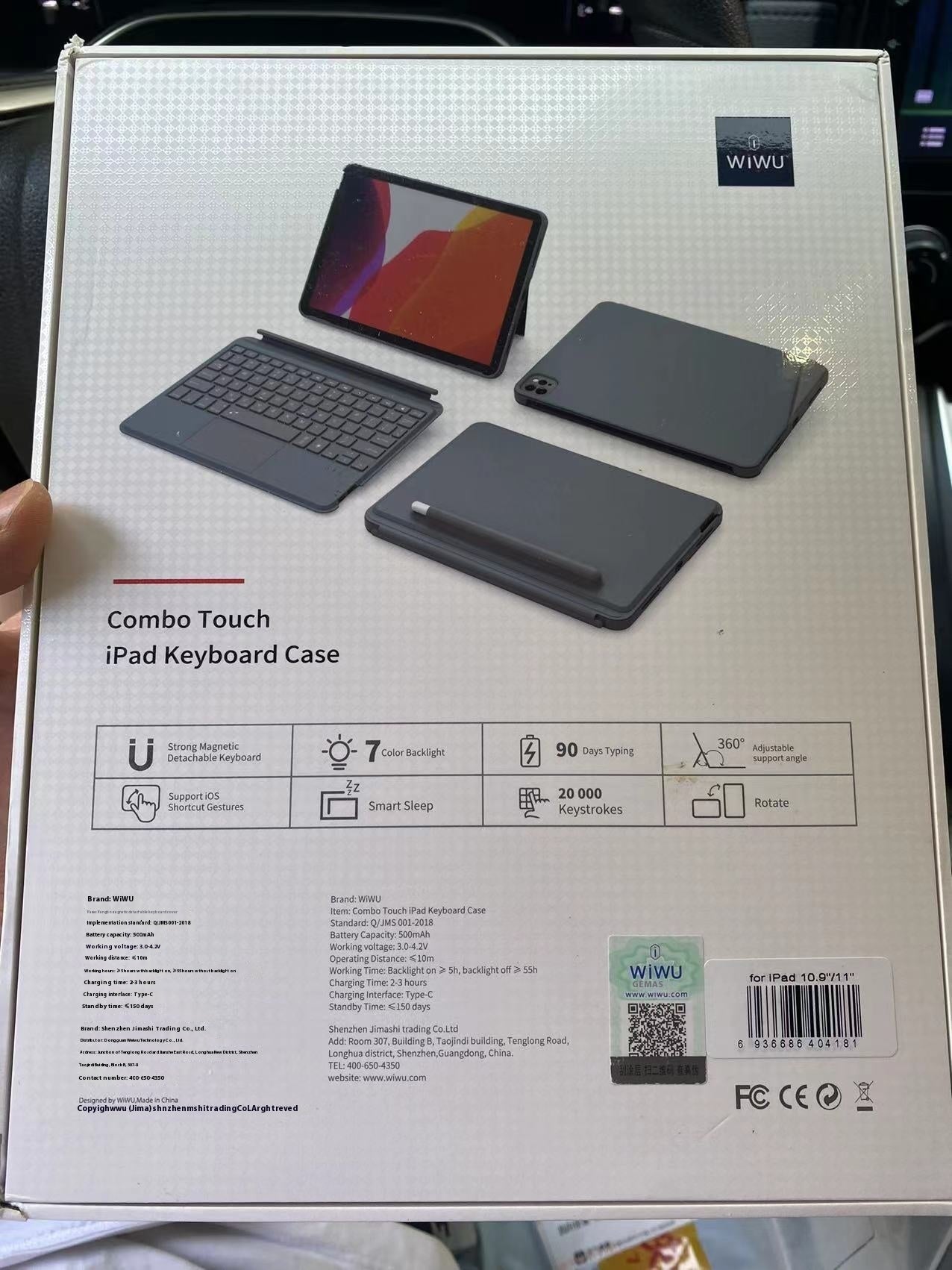 Ipad Tablet Separation Magic Control Bluetooth Keyboard Protective