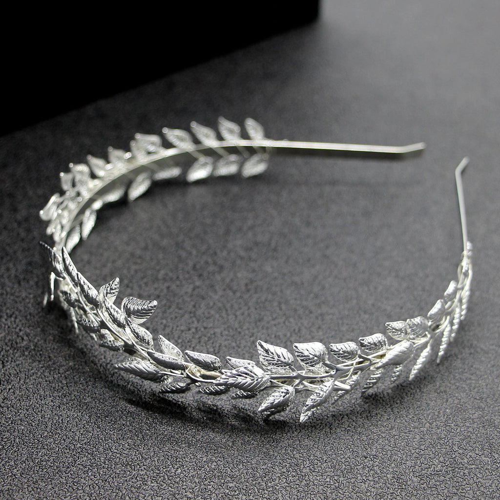 Golden Leaf Bridal Headband