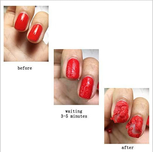 Burst Magic Nail Polish Remover - Fast Soak Off Cleaner