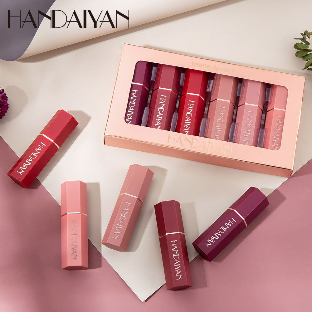 Matte Lipstick Gift Box Set Non-stick Cup, Matte