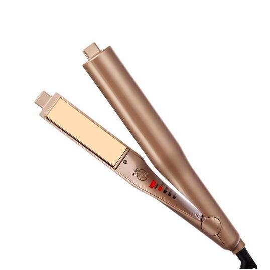 2-in-1 Hair Straightener and Curler: Suitable for Wet and Dry Hair