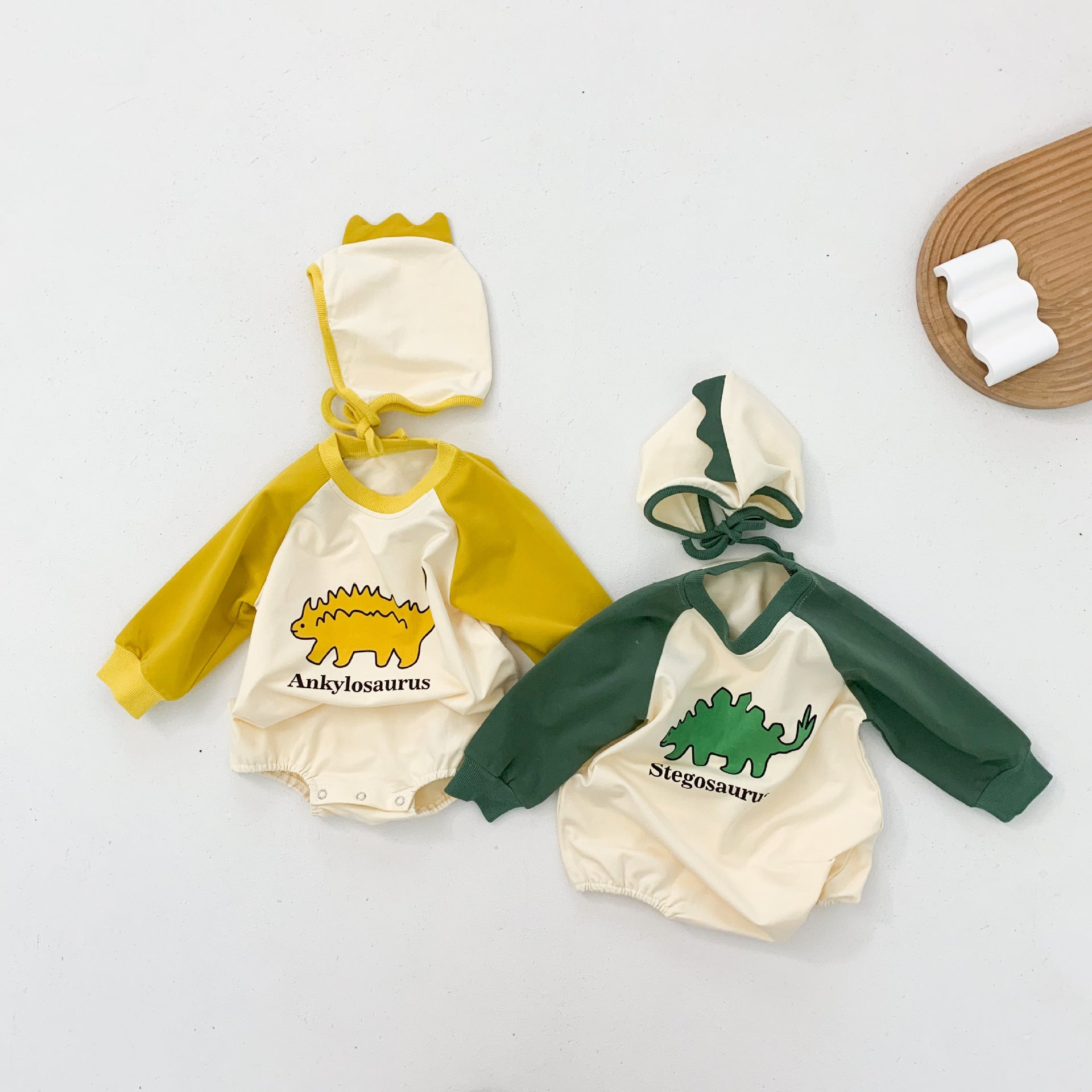 Ins Kids Cartoon Long-Sleeved Baby Jumpsuit