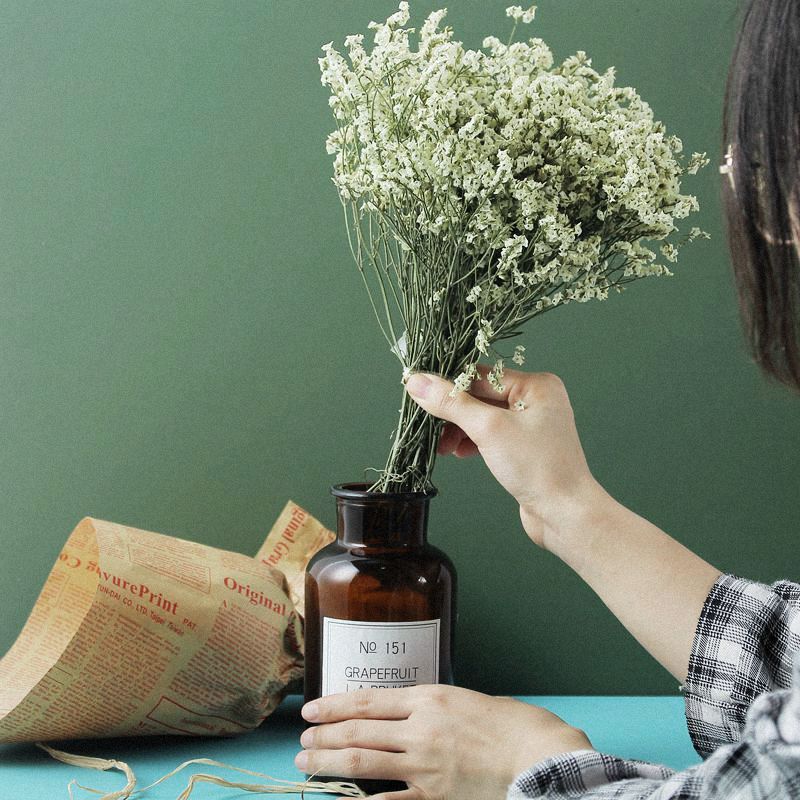 Gypsophila Dried Flower Bouquet, Living Room Decor