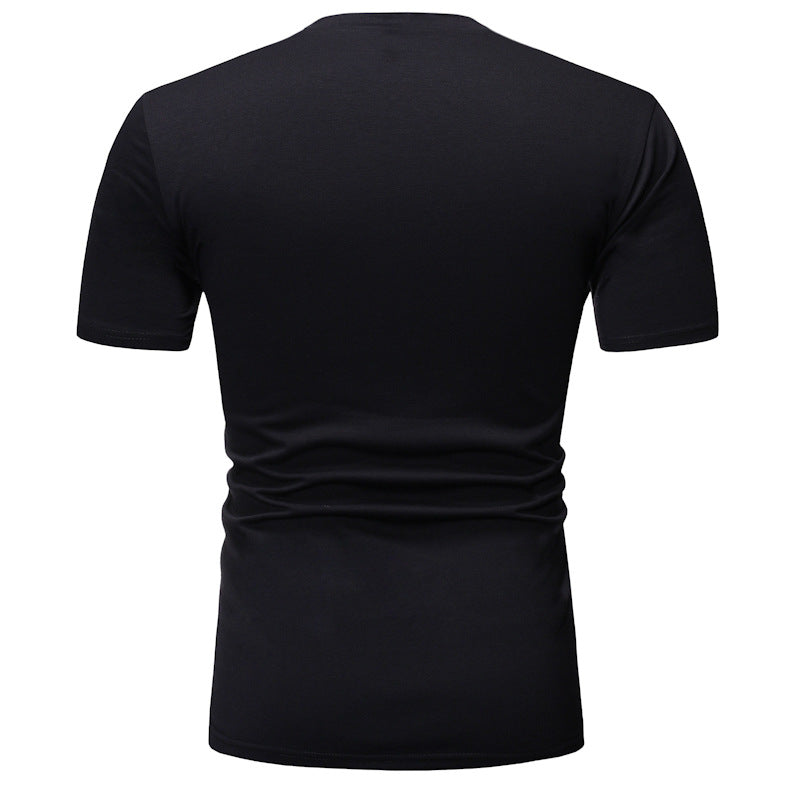 Men's summer African style T-shirt