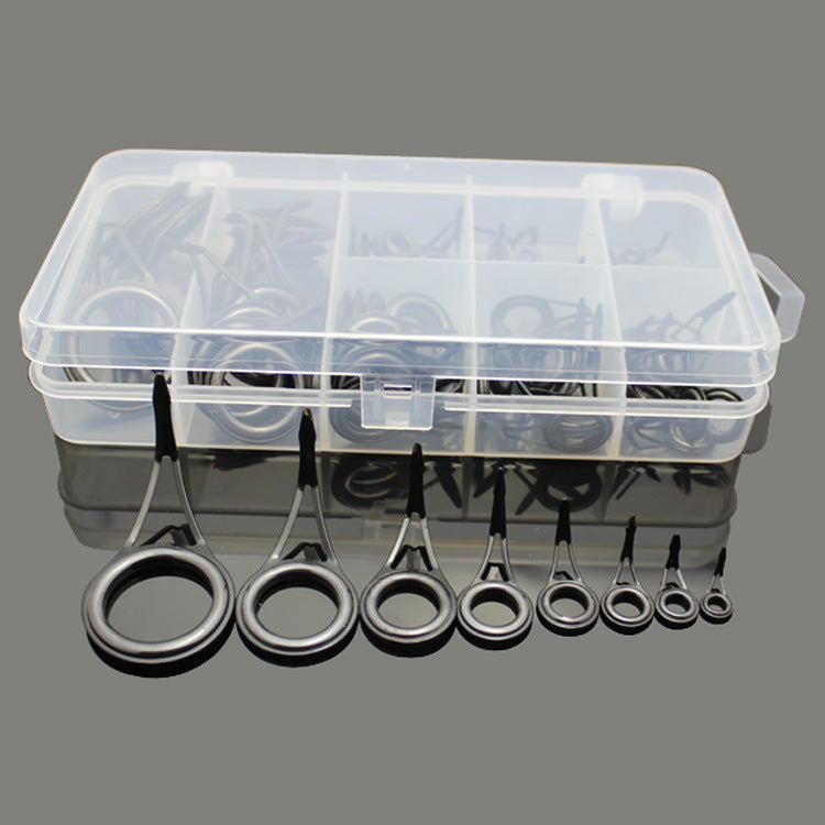 Carbon Steel Rod Eye Set with Ceramic Guide Loops