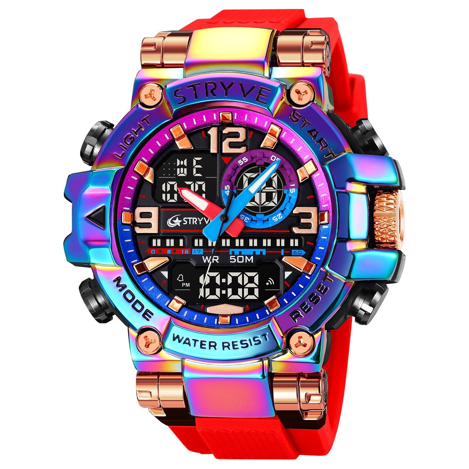 Colorful Luminous Sports Waterproof Watch