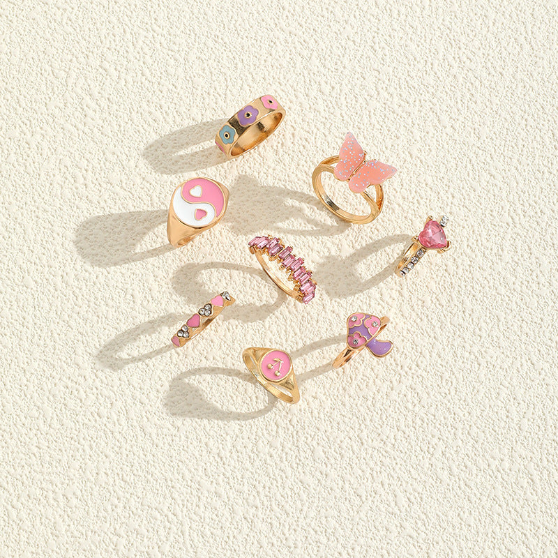 Color Drip Fashion Ring