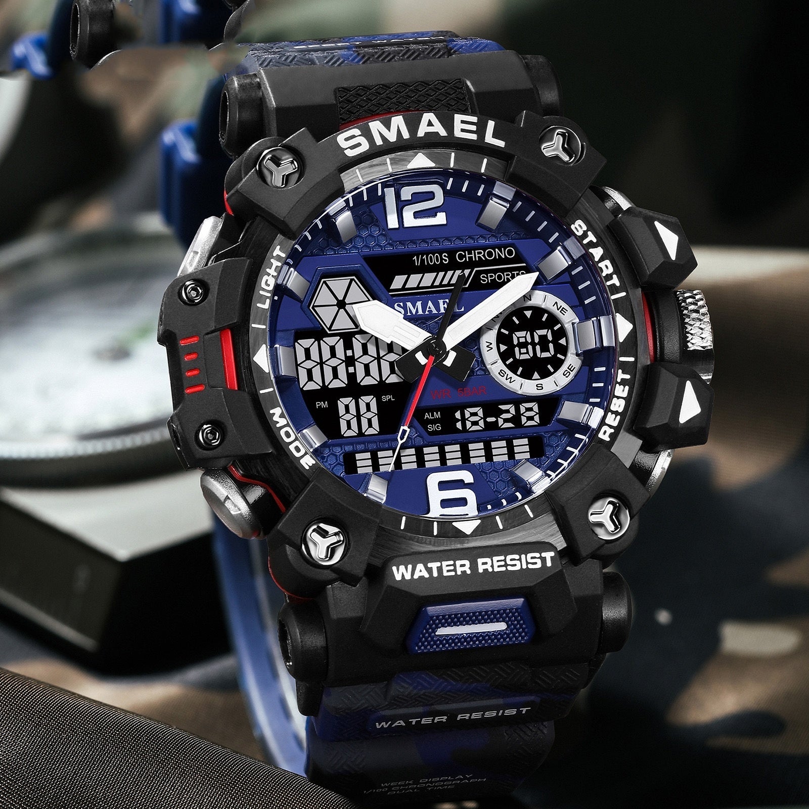Tactical Camouflage Military Watch