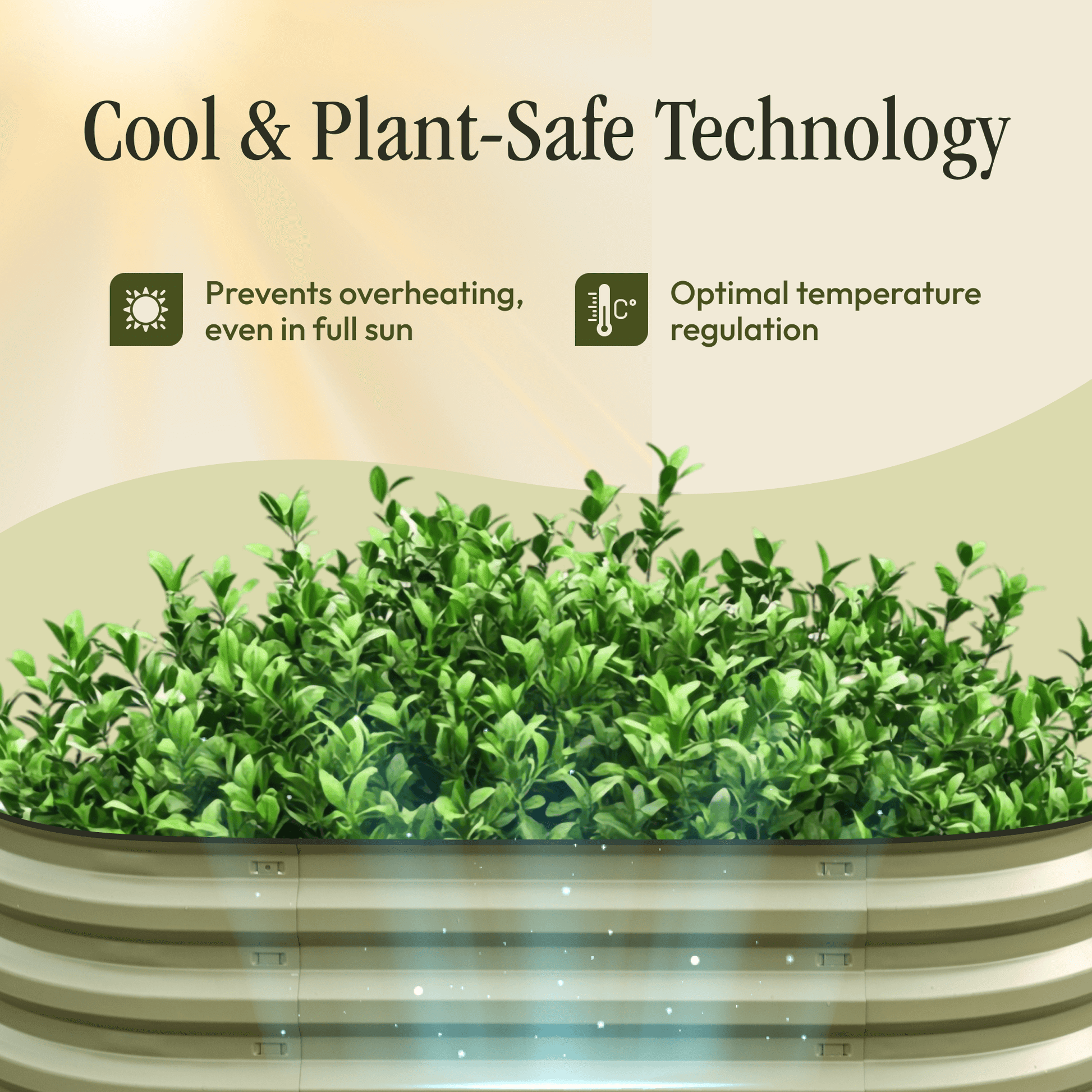 Gro-Rite "No Tools Needed" Premium Metal Raised Garden Bed Kit