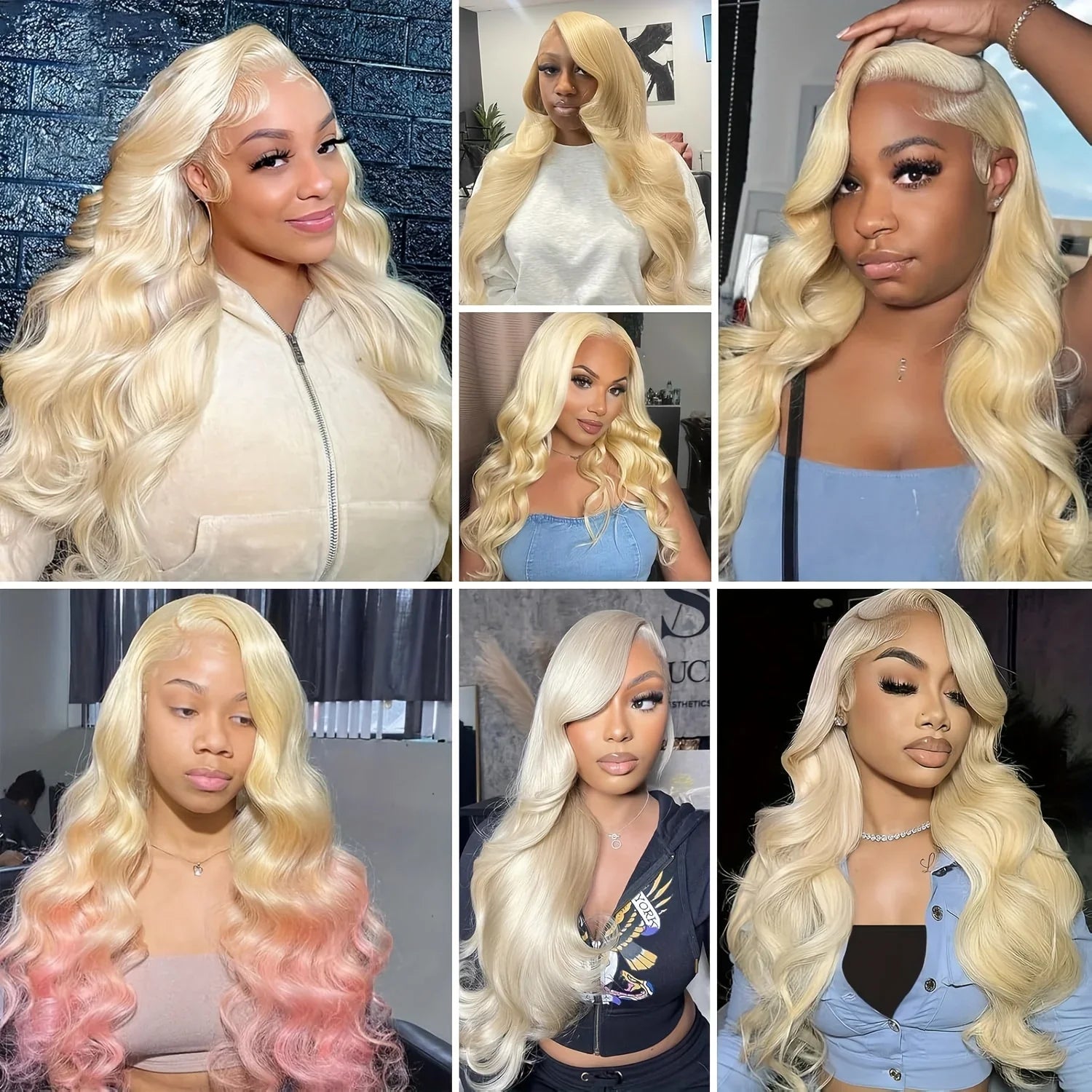 613 Body Wave – Luxurious Blonde Hair with Soft, Flowing Waves