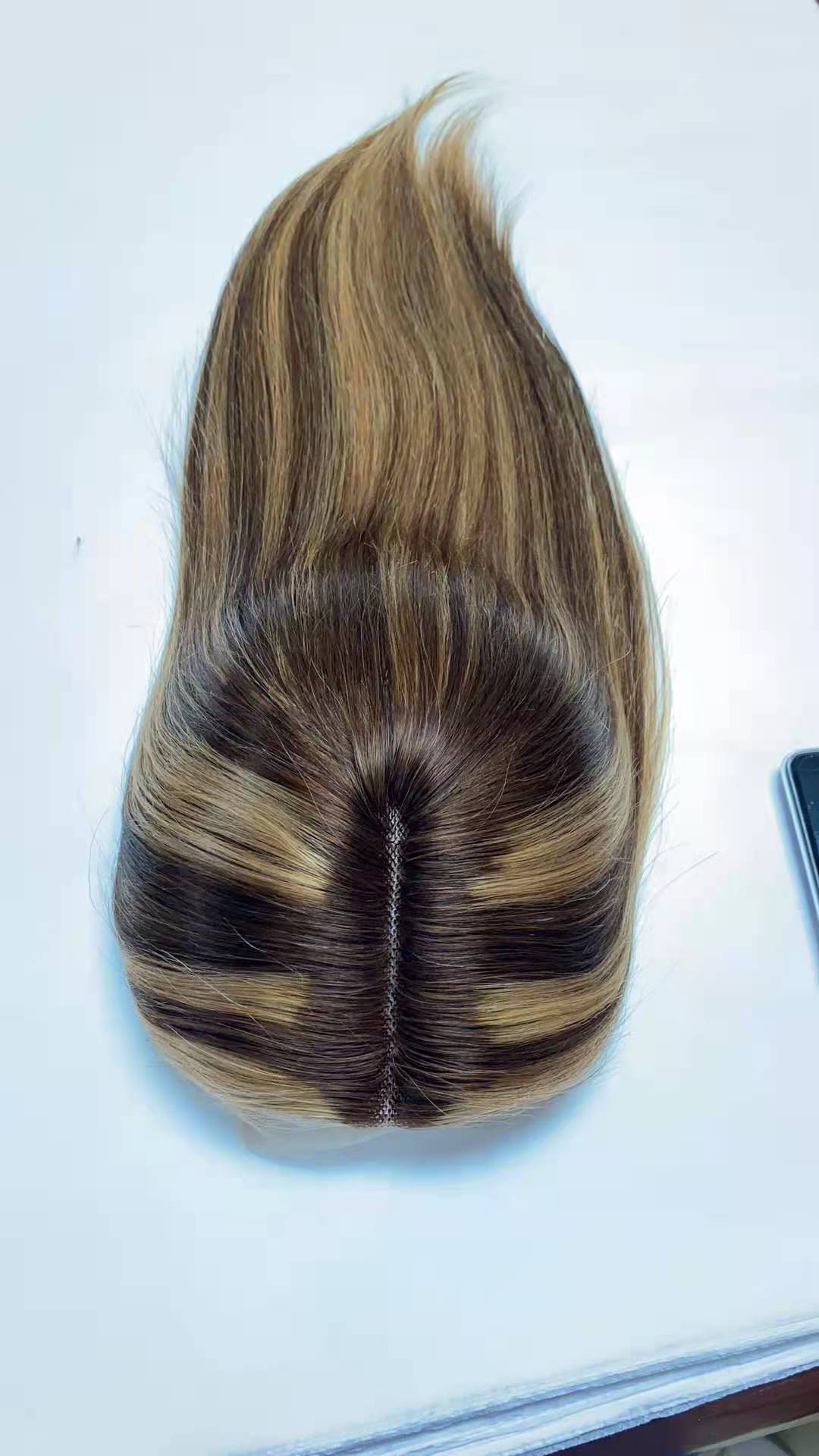 Front Lace Human Hair Wig 4/27T