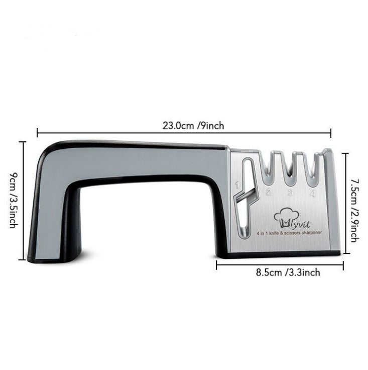 4-in-1 Kitchen Knife Sharpener