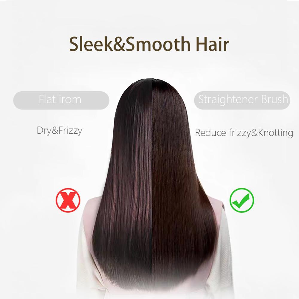 Electric Hair Straightener Comb Brush