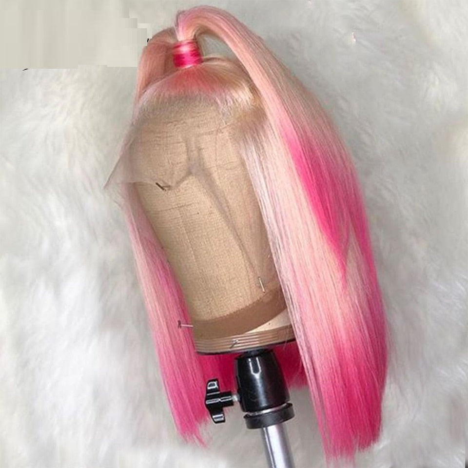 Gradient Front Lace Human Hair Wig