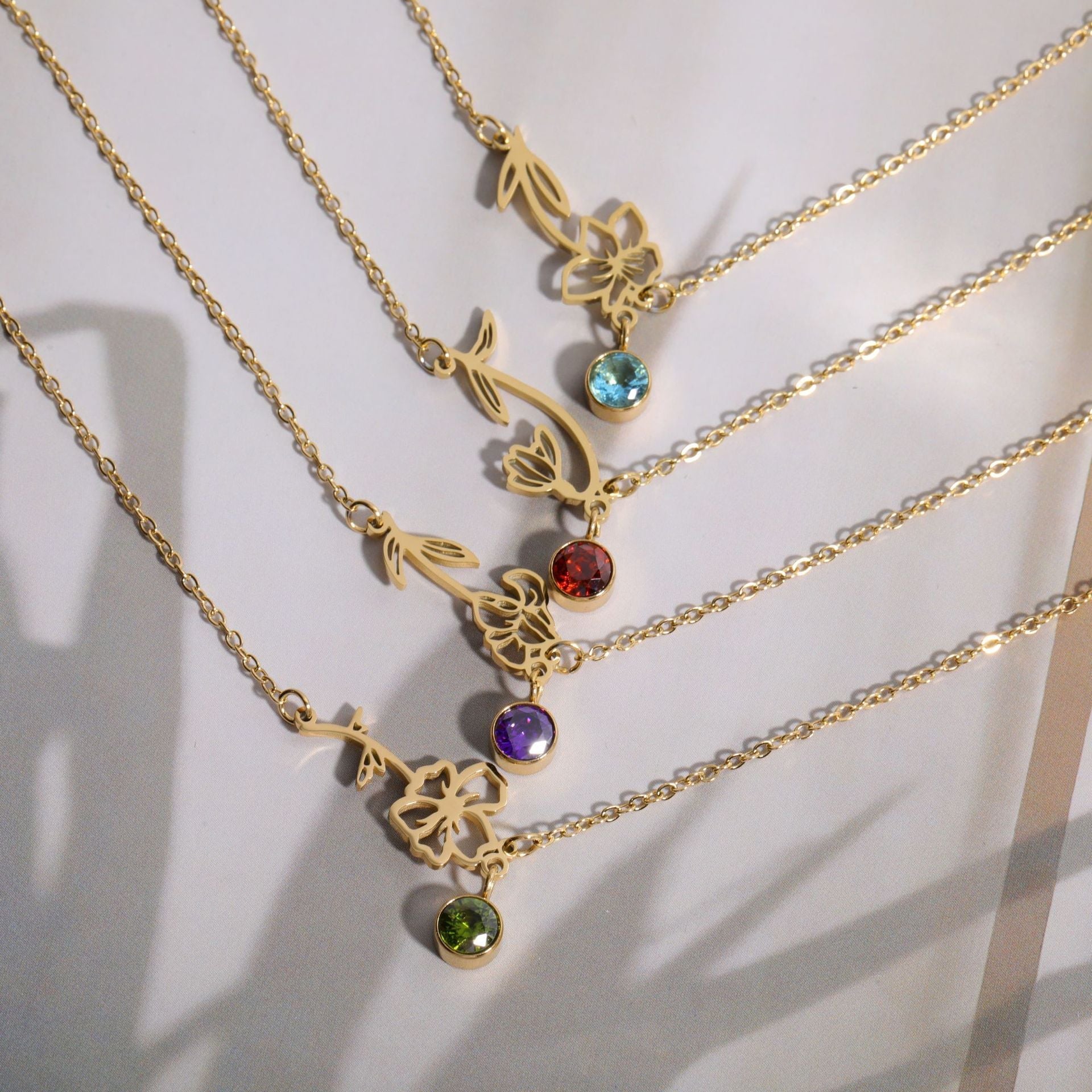 3D December Flower Bracelet