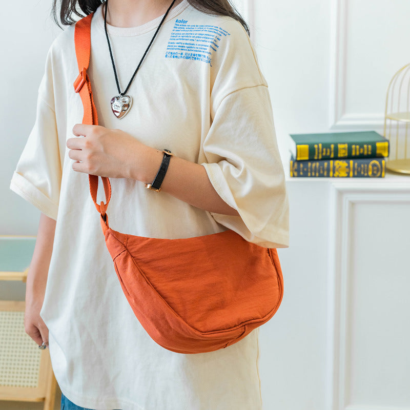 Casual Nylon Dumpling Bag