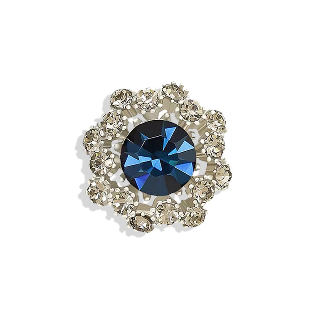 Crystal Horse Needle Brooch
