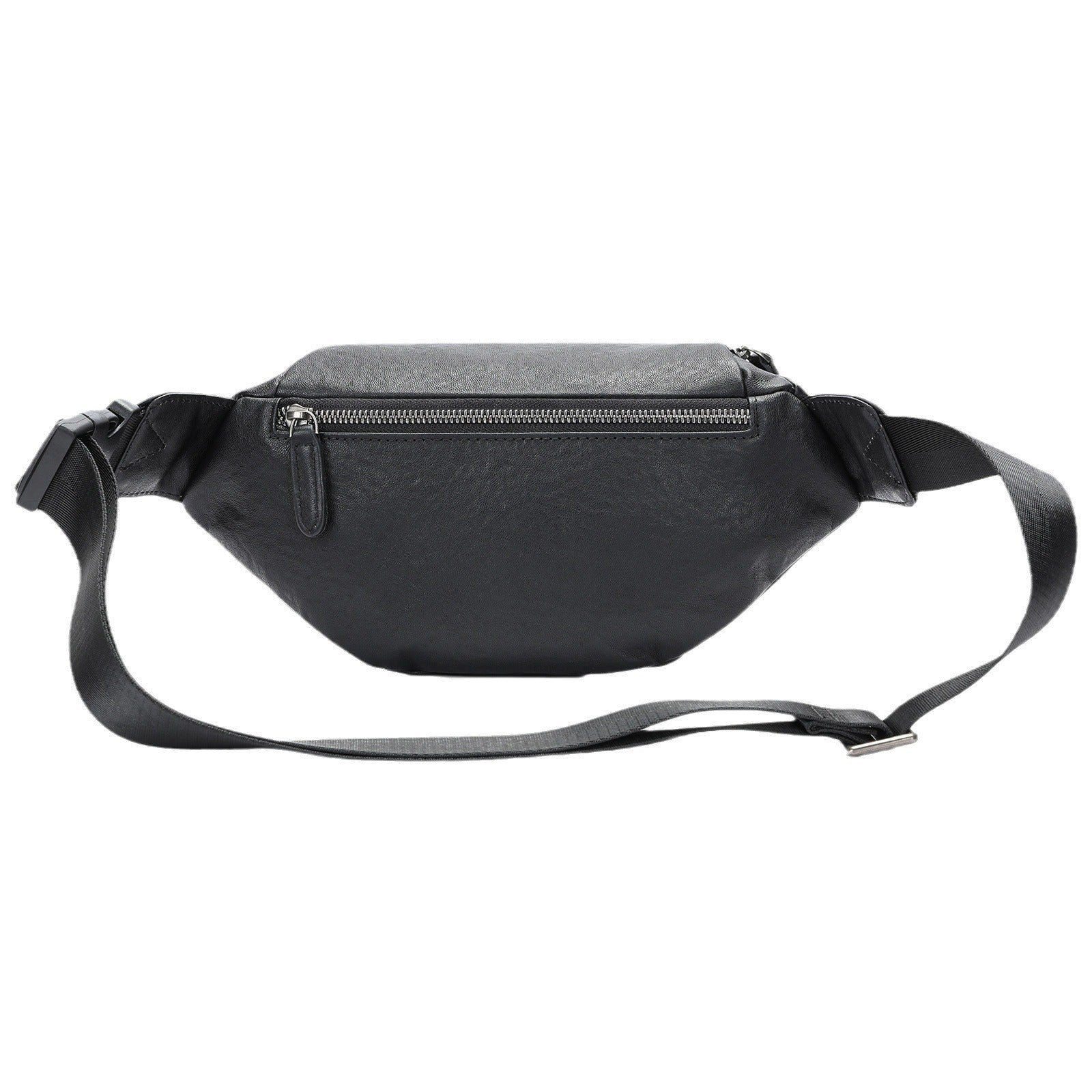 Men's First Layer Cowhide Messenger Chest Bag
