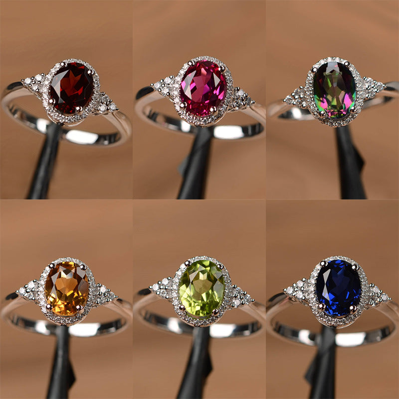 Fashion Geometry Pattern Ring For Women Wedding
