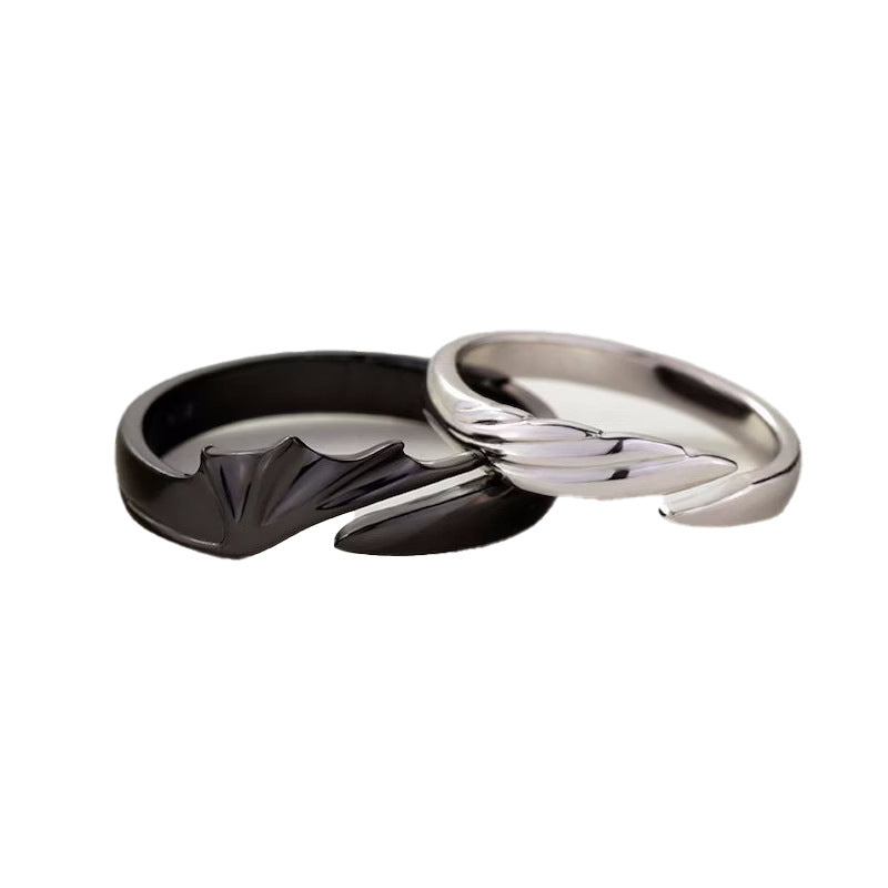 Angels & Demons Couple Combination Rings