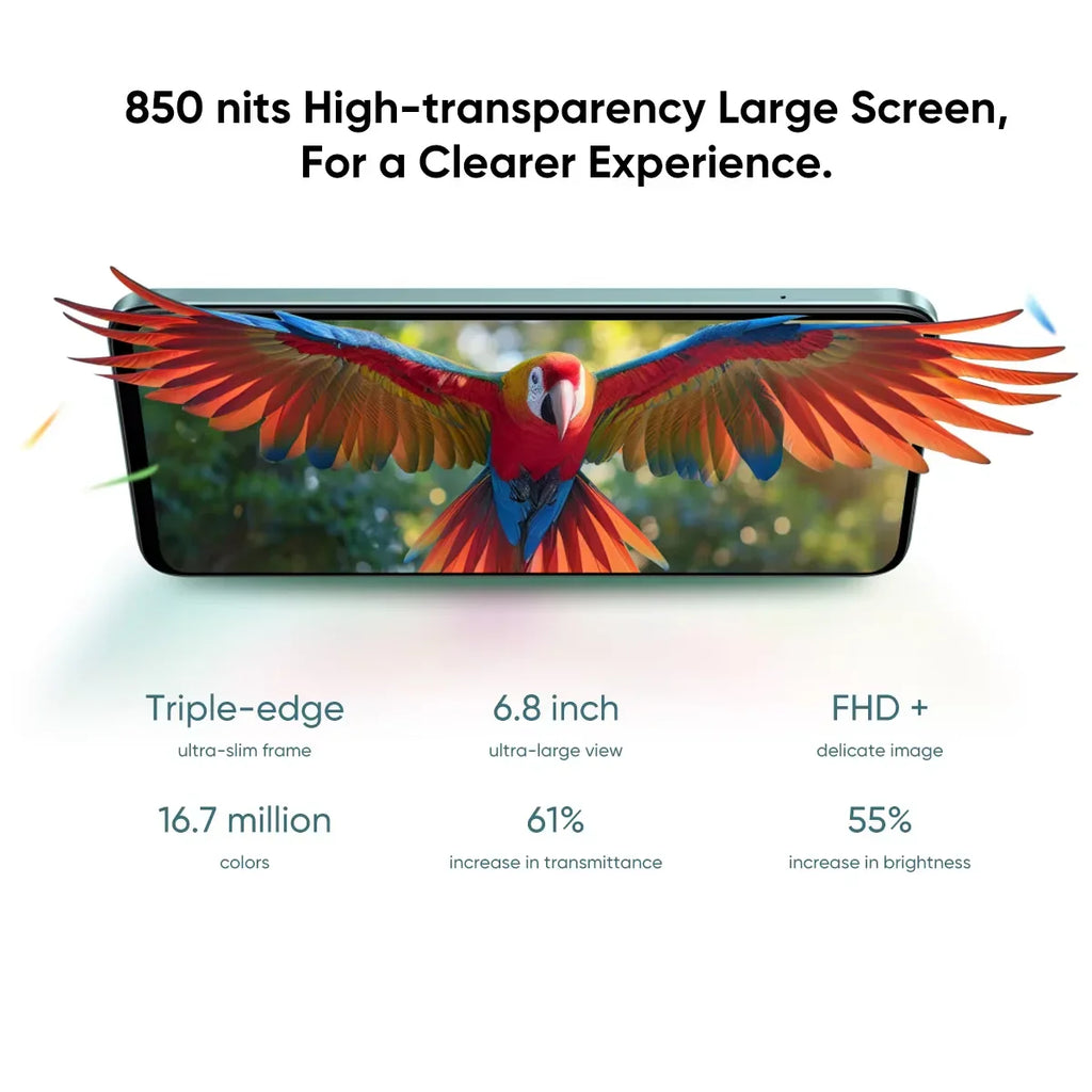 2024 HONOR X7b 5G Global Version Mediatek Dimensity 6020 6.8" 90Hz Refresh Rate Display 6000mAh Long Battery 108MP Triple Camera