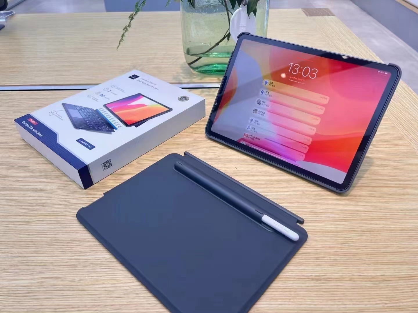 Ipad Tablet Separation Magic Control Bluetooth Keyboard Protective