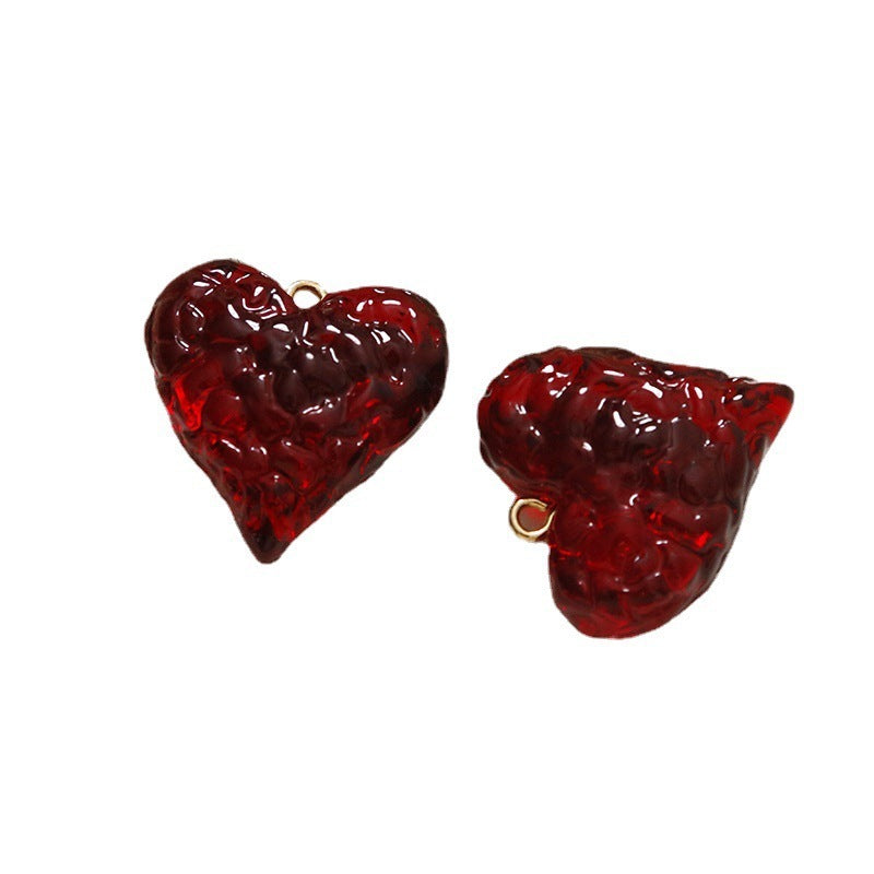 Resin Ice Texture Earrings DIY Accessories