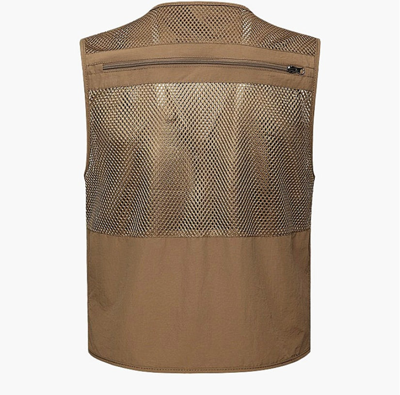 Multi-pocket Men's Professional Photography Vest