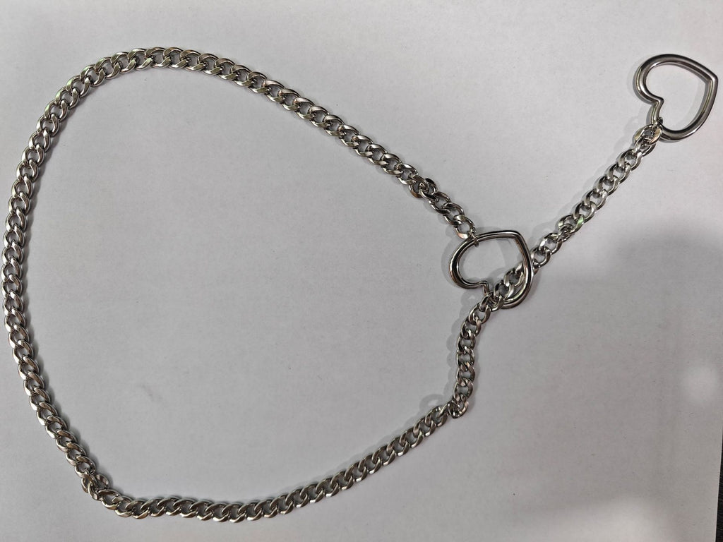 Gothic Cuban Adjustable Love Heart Necklace