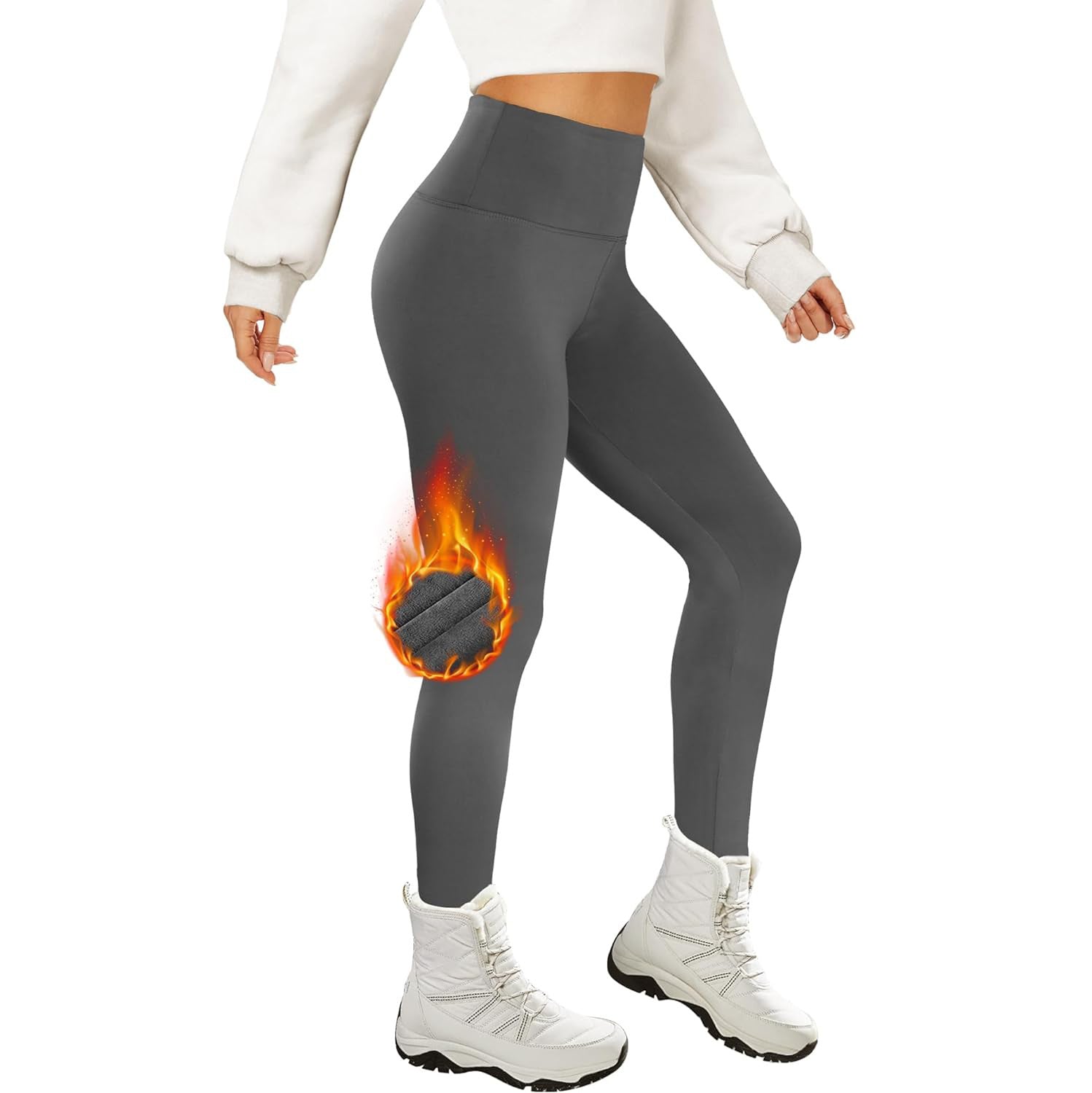 Velvet Padded Thermal Leggings