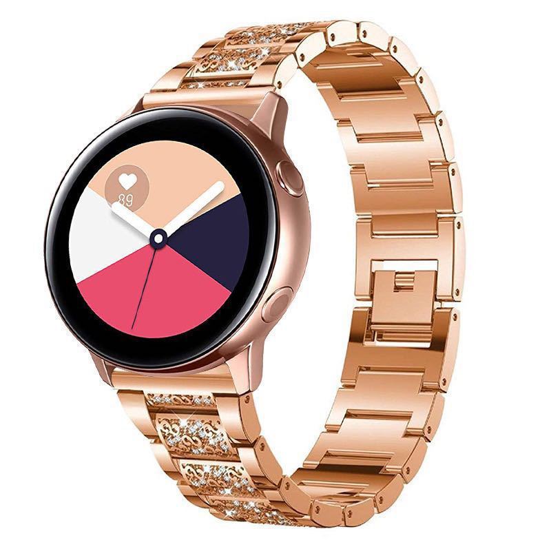 Metal Steel Diamond Strap for Active 2 Watch