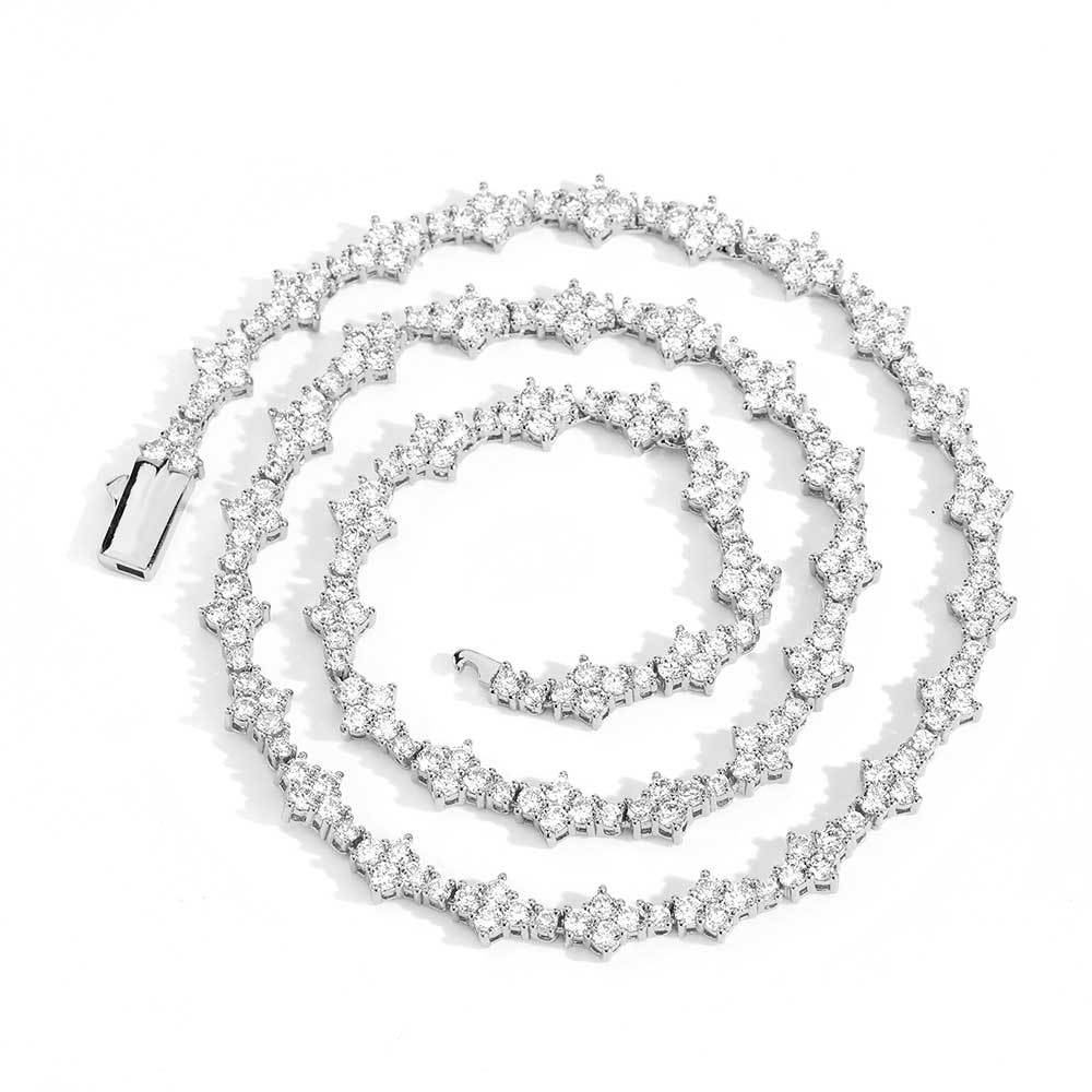 Zircon Tennis Fashion Brand Ornament Full Diamond Necklace