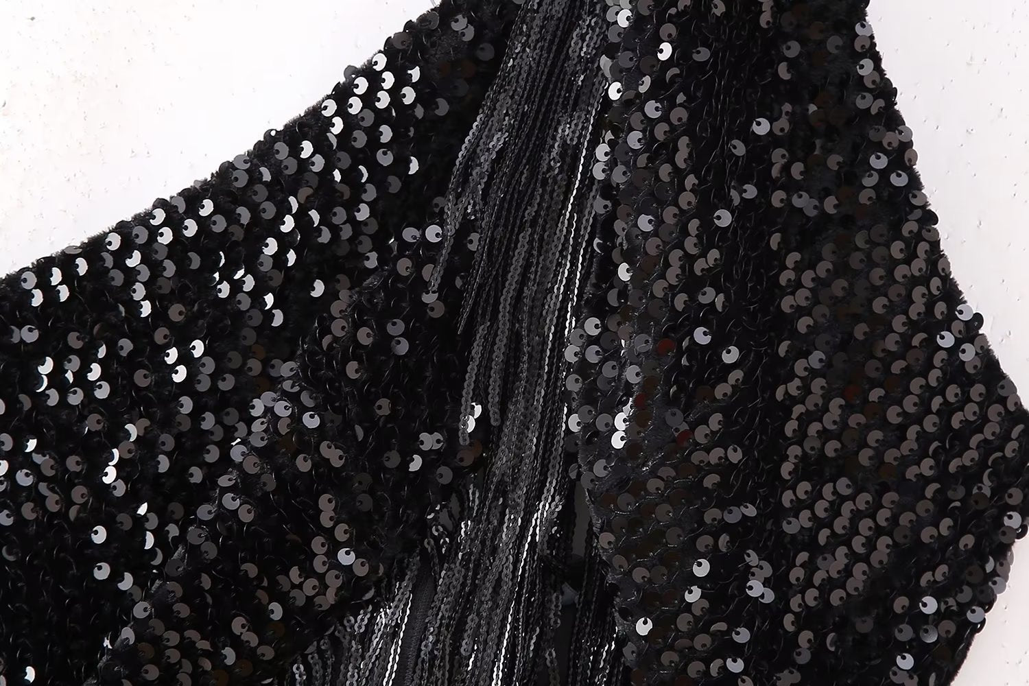 New Halter Backless Tassel Beads Decoration Jumpsuit
