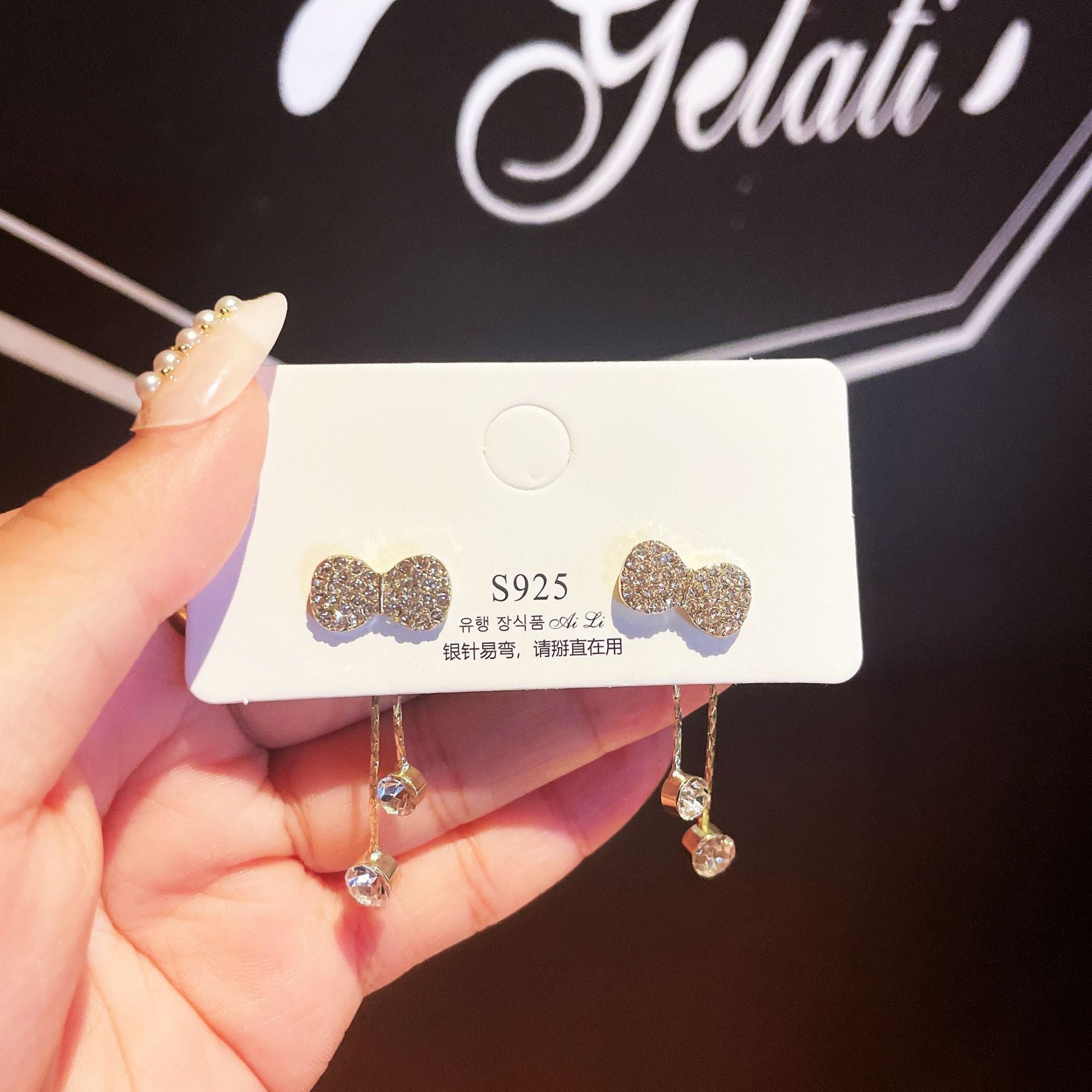 Bow Tassel Fashion Earrings