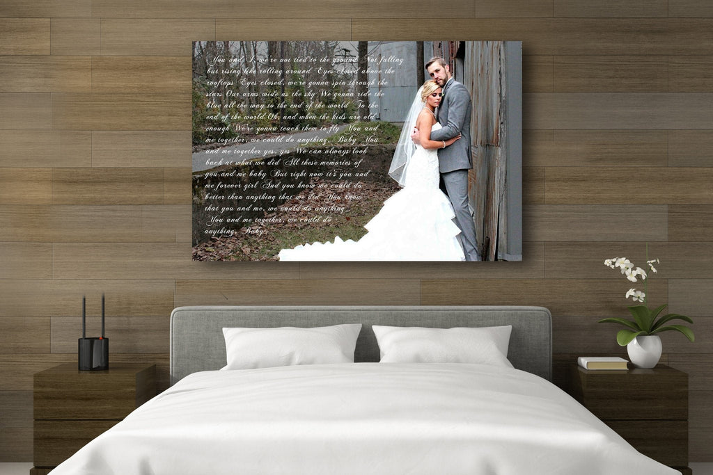 Photo Word Art Canvas - A Personalized Word Art Canvas